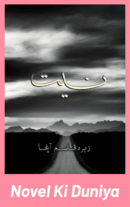 Niyat by Zahra Qasim Agha emotional Urdu romantic novel cover