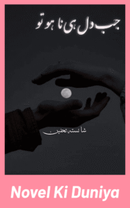 Cover image of Jab Dil Hi Na Ho To by Shaista Tehneen Urdu novel